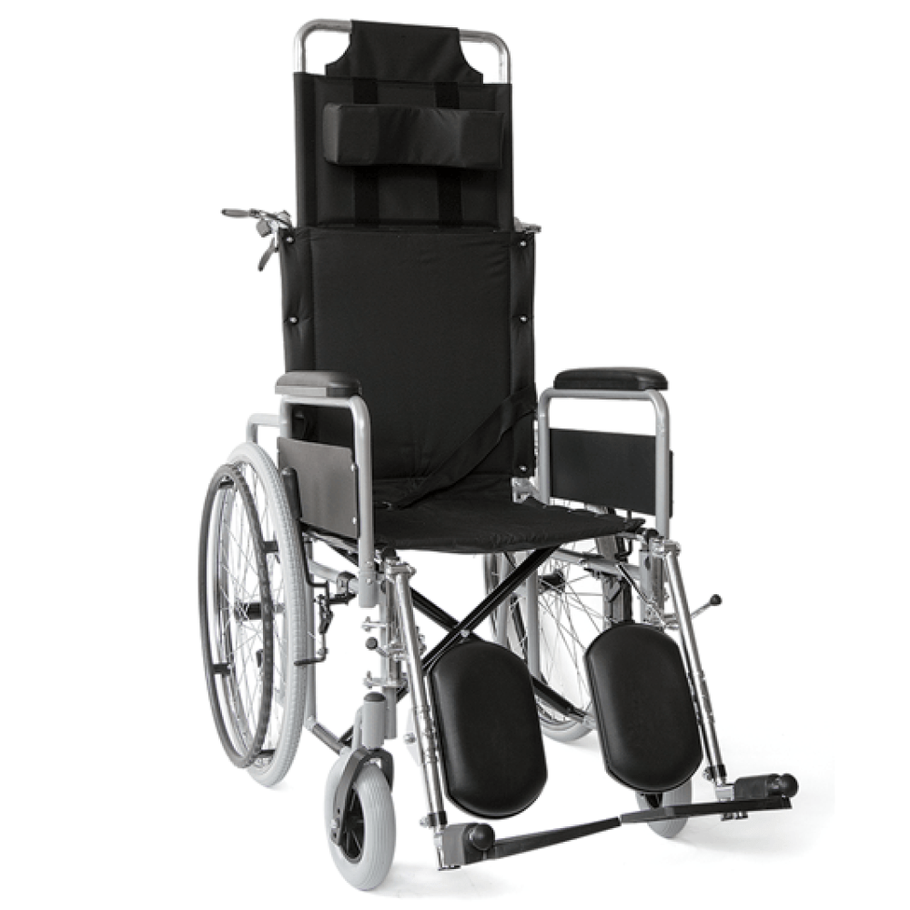 1 Reclining Commode Wheelchair