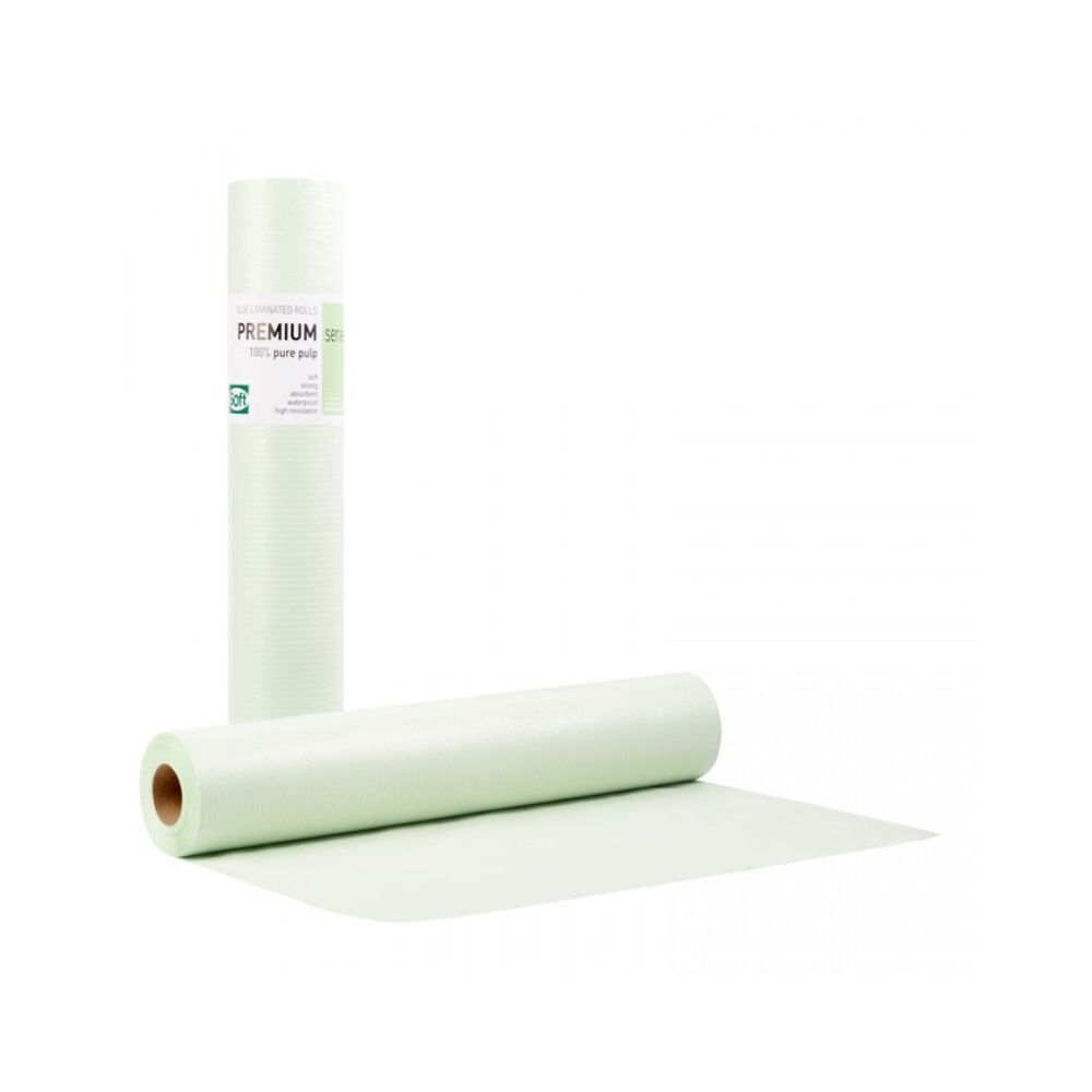 PREMIUM STANDARD Εξεταστικό Ρολό Πλαστικό + Χαρτί Πράσινο -40cm x 50m
